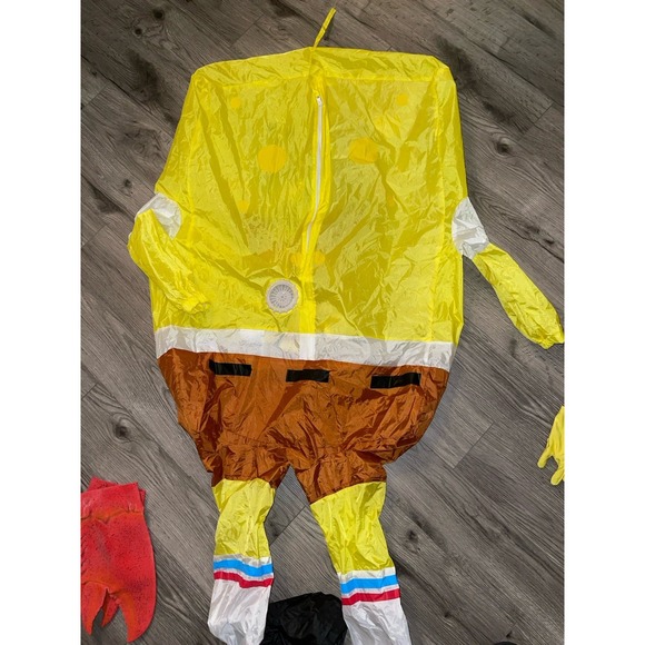 Spirit Spongebob Squarepants Inflatable Halloween Costume Child Small Mr. Krabs - Picture 7 of 16